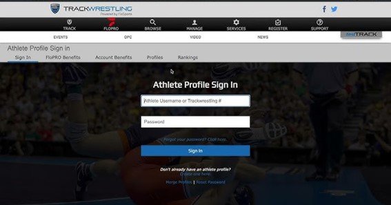 Trackwrestling login